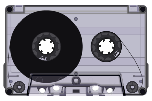 Responsive image of cassette tape
